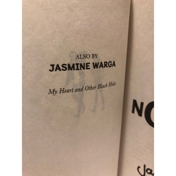 Here We Are Now By Jasmine Warga Advance Readers Edition Paperback - Picture 2 of 5